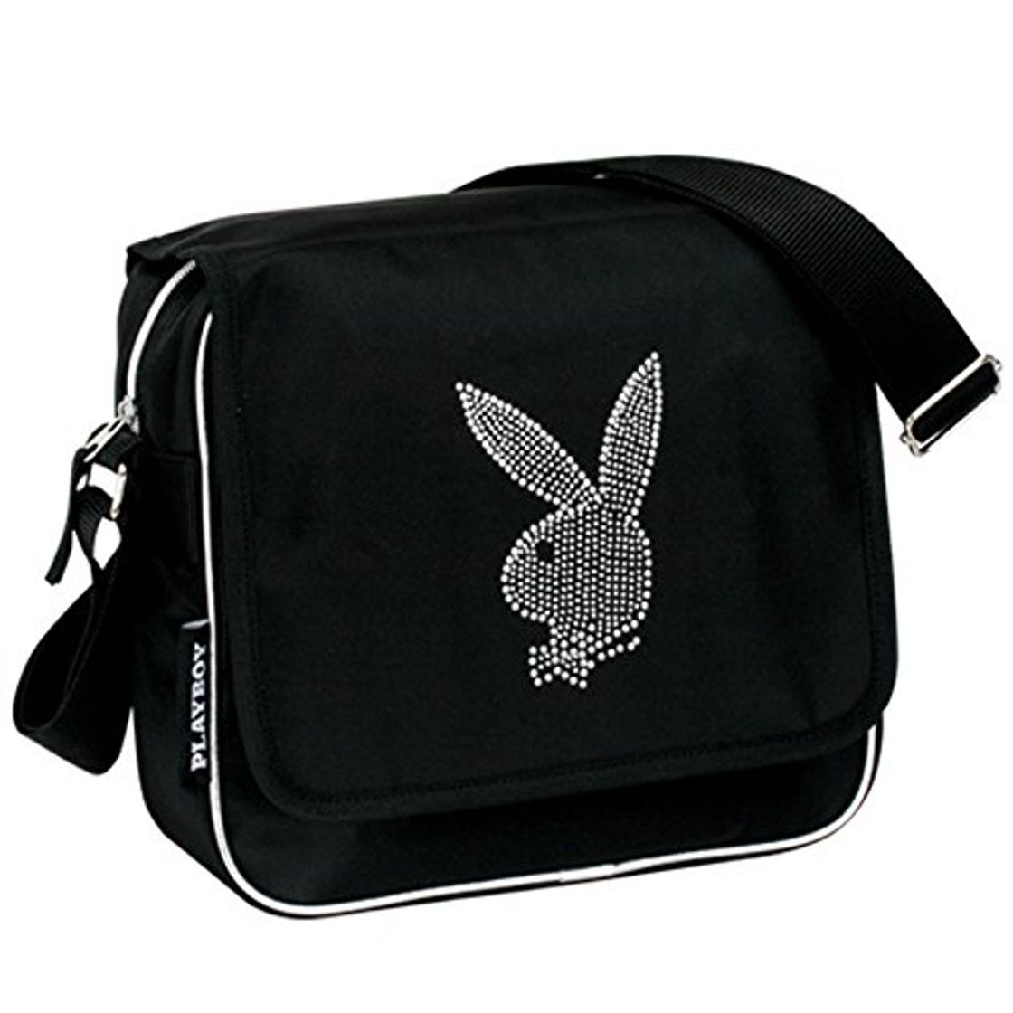 Fashion Playboy - Bolso Bandolera, Color Negro y Gris