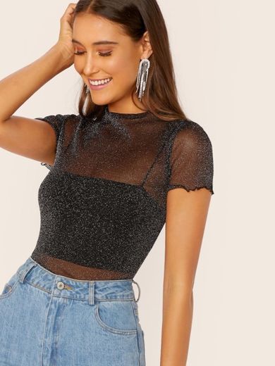 Blusa glitter