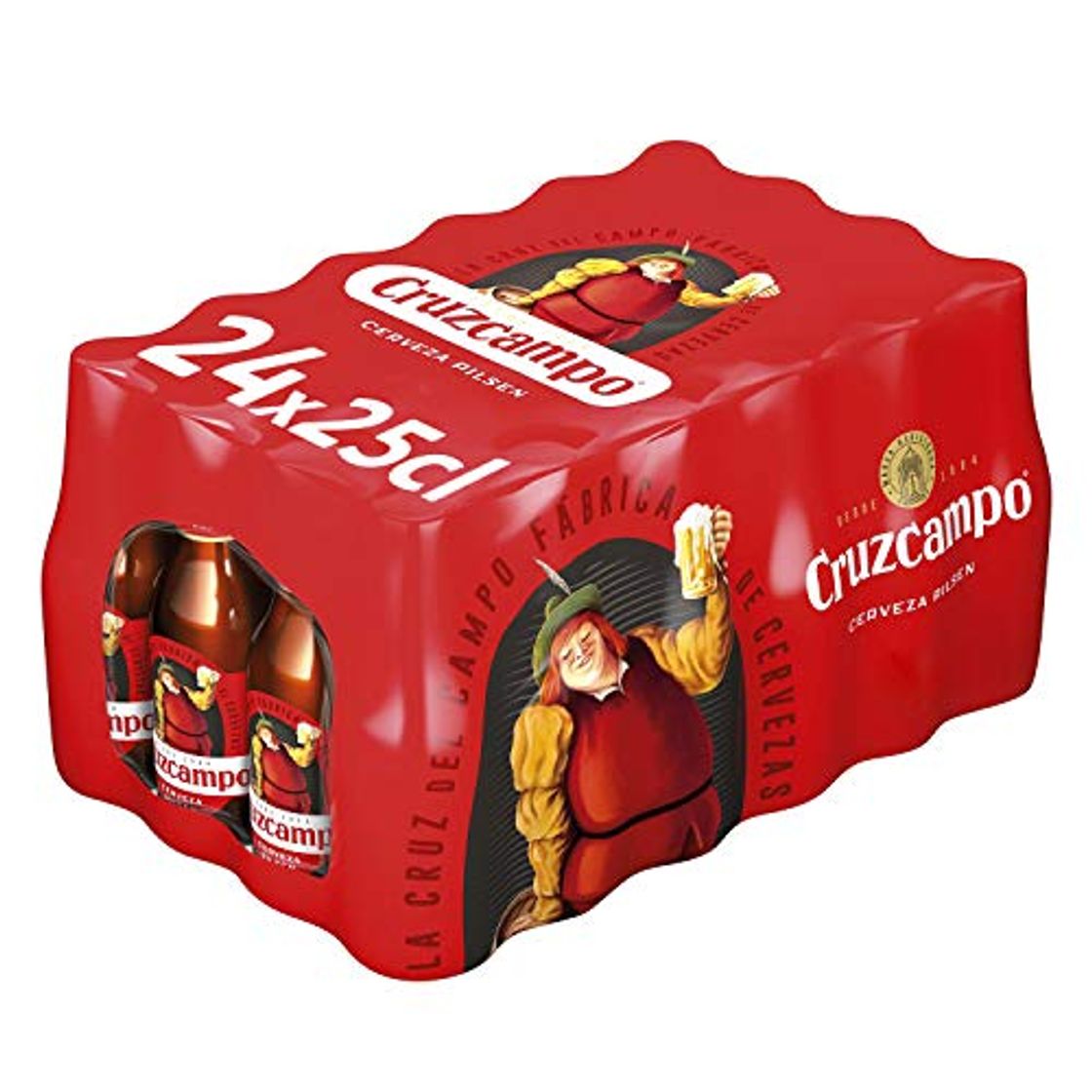 Producto Cruzcampo Cerveza - Caja de 24 Botellas x 250 ml - Total