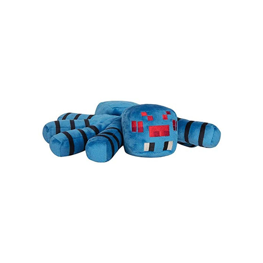 Social Minecraft 8693 Jinx Adventure cueva araña, peluche, relleno, Azul, 38,1 cm Pierna Tensor, varios