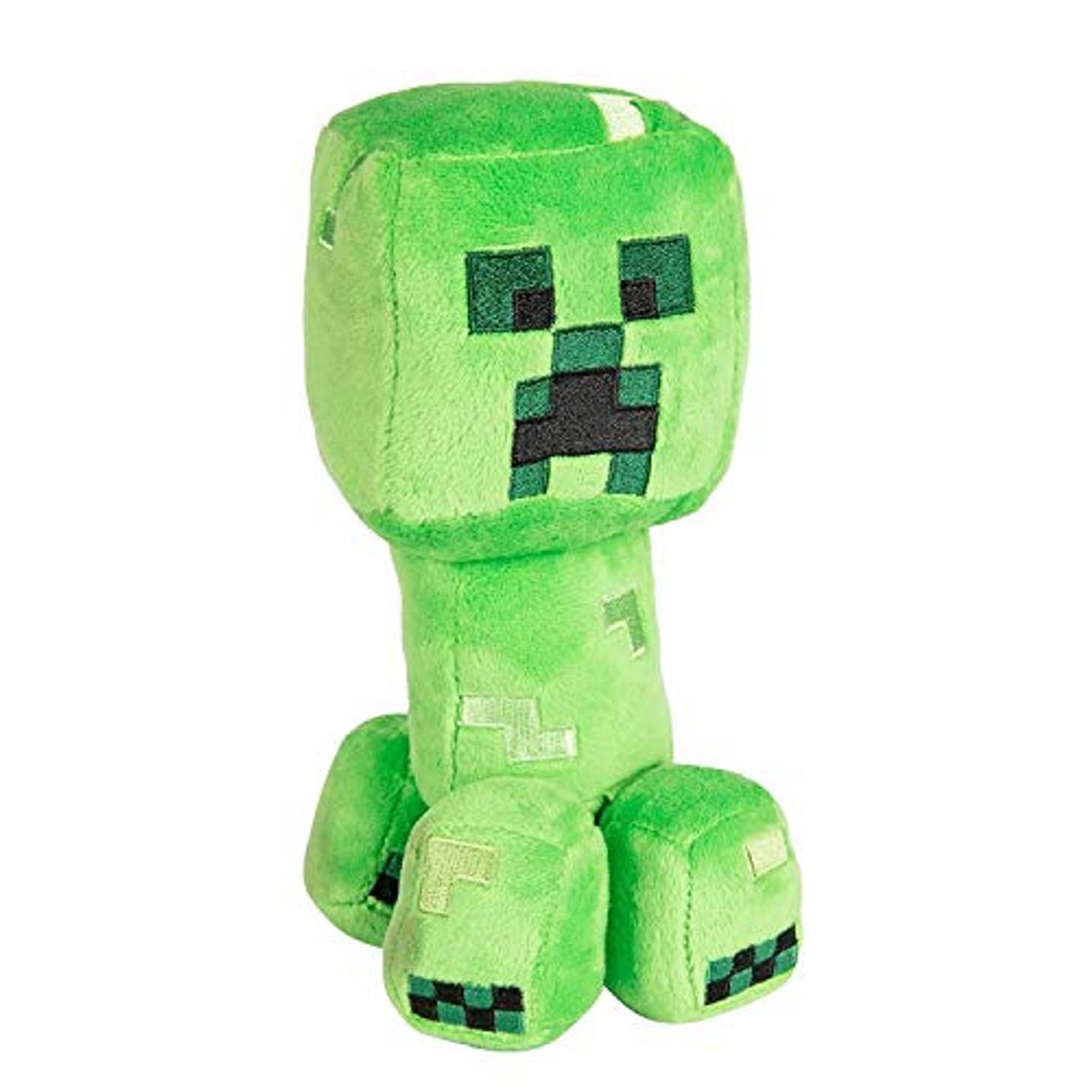 Lugar Minecraft- Peluche Explorer Creeper, Color Verde, 7 Pulgadas