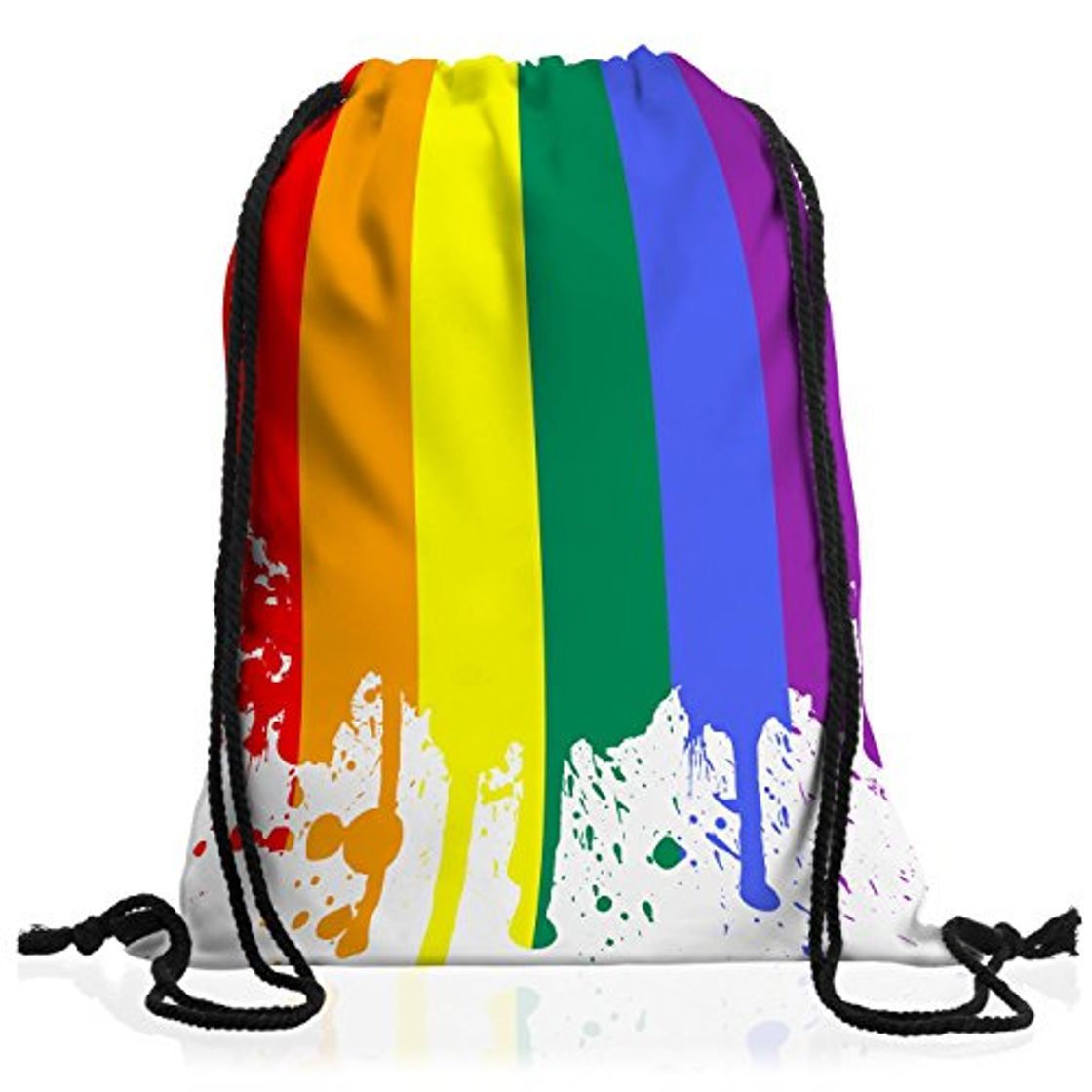 Social style3 Bandera arcoíris Bolsa Mochila Bolsos Unisex gymsac