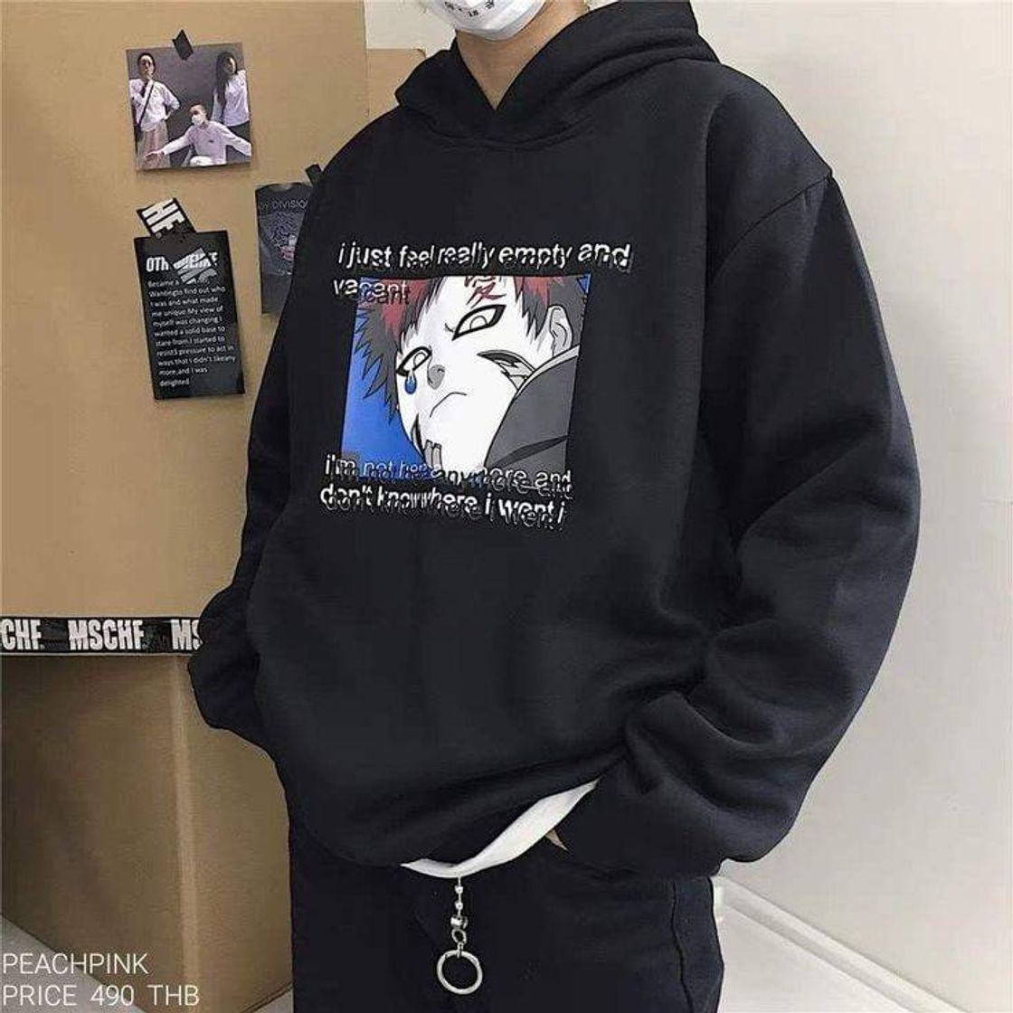 Social Roupa masculina do Gaara