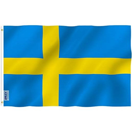 Anley Fly Breeze 90 x 150 cm Bandera Suecia