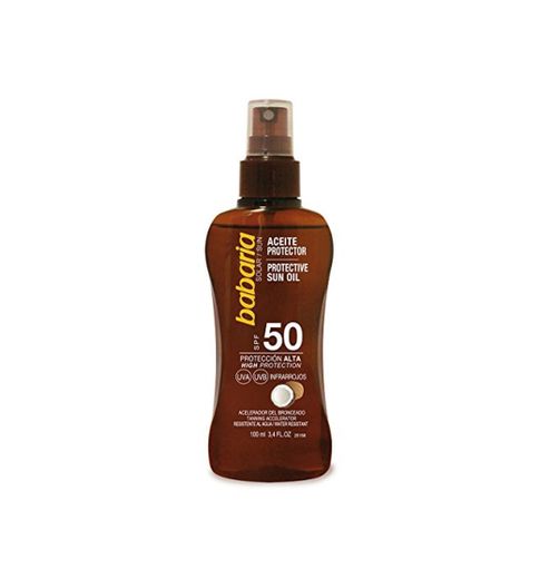 Babaria Aceite Protector Solar Coco SPF50-100 ml