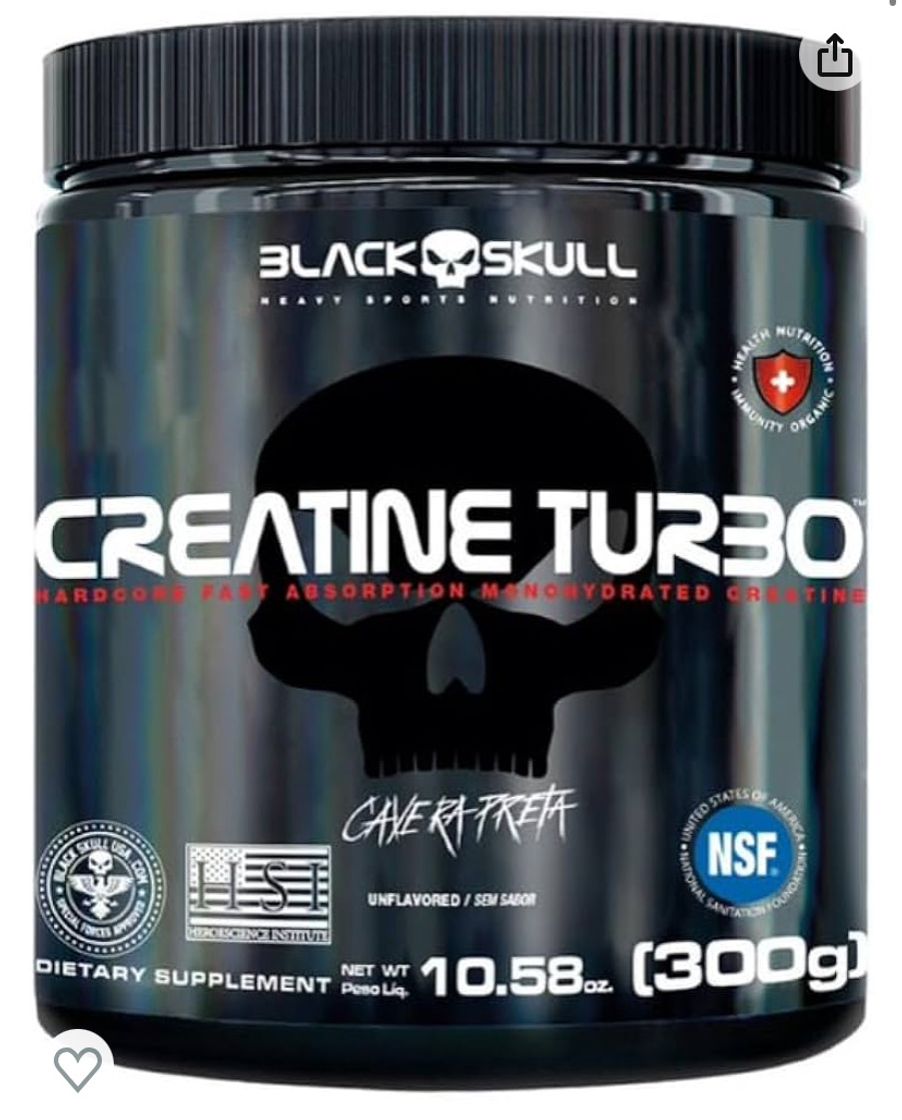 Fashion Creatine Turbo - 300g Black Skull*‼️