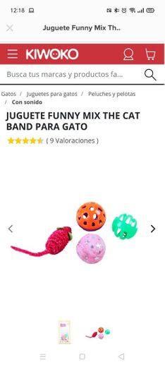 Juguete Funny Mix The Cat Band para gato | Kiwoko