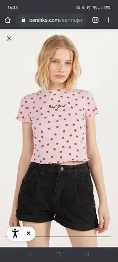 Camiseta fresas