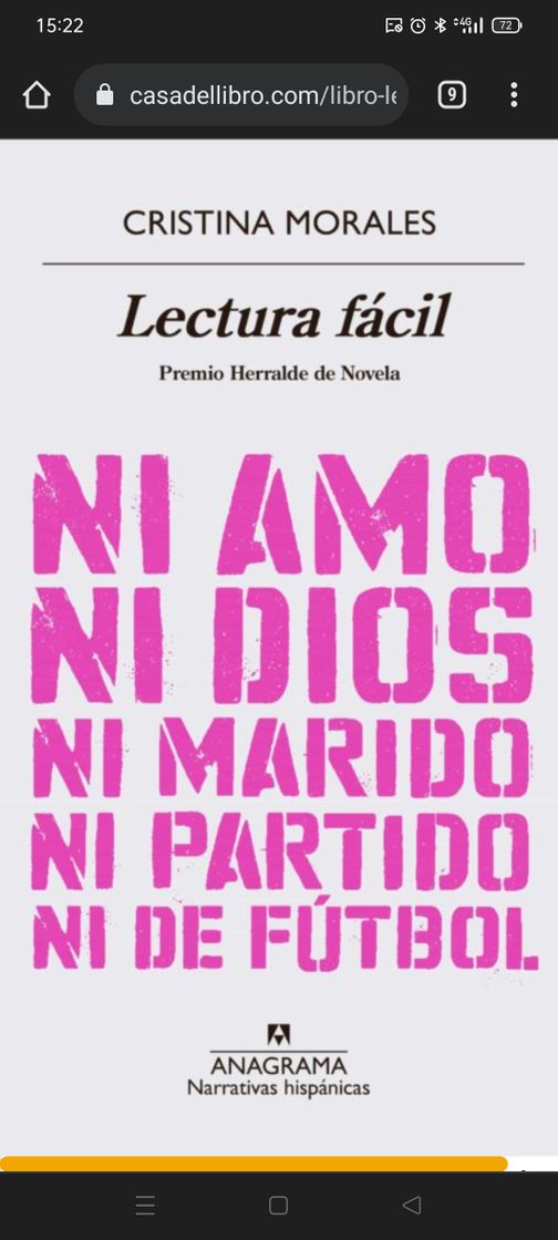 Ni amo ni dios ni marido ni partido de fútbol