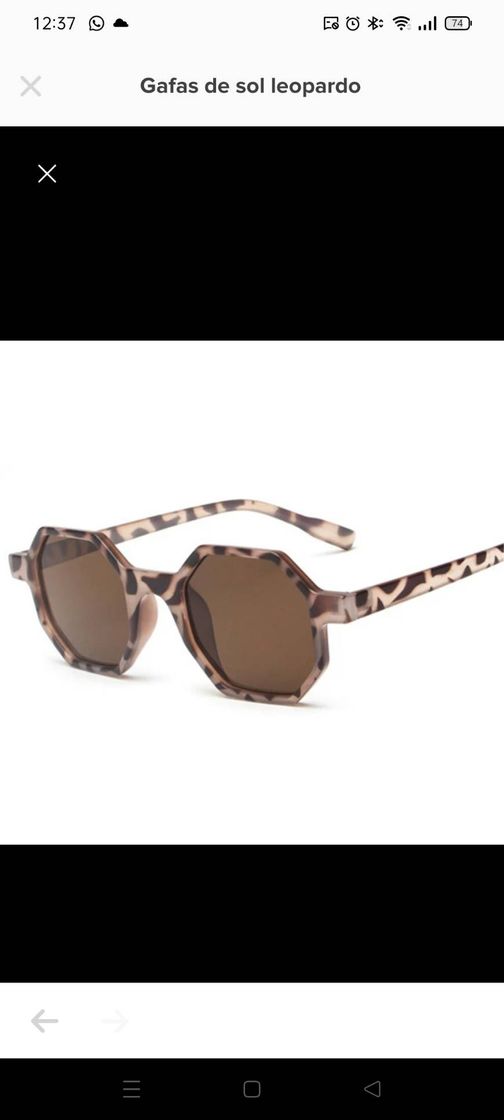 Moda Gafas de sol leopardo