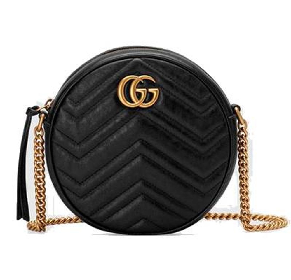 Moda Gucci Cartera para mujer Micro GG con cremallera alrededor negro 544473