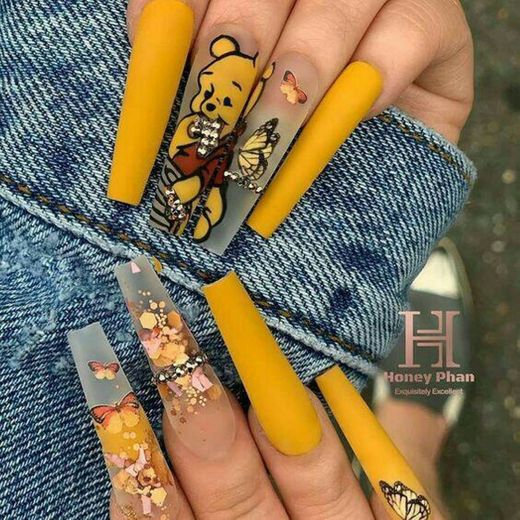 Unhas do ursinho pooh