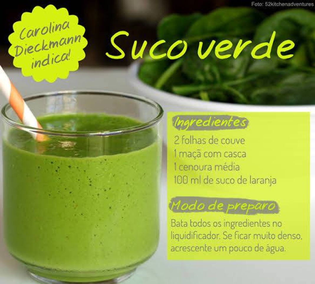 Moda Suco verde dica:fazer com macha Chá Verde 