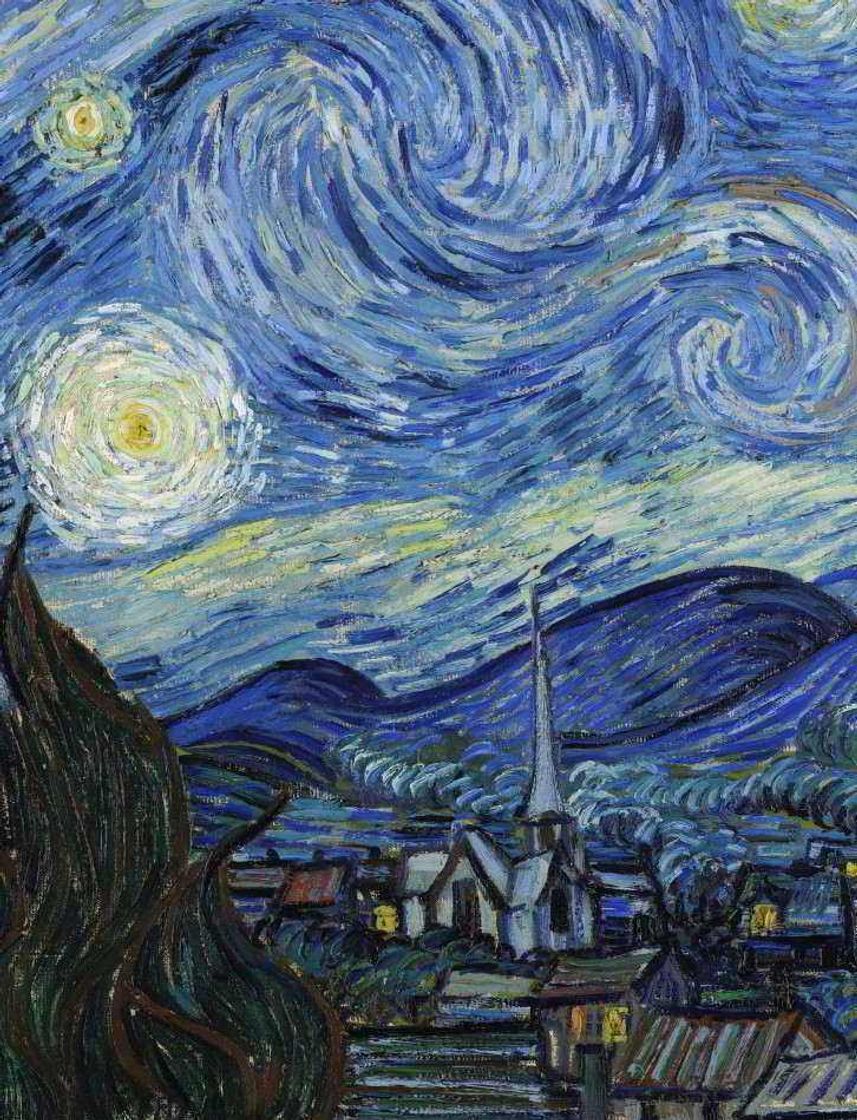 Moda Noite estrelada - Van Gogh 