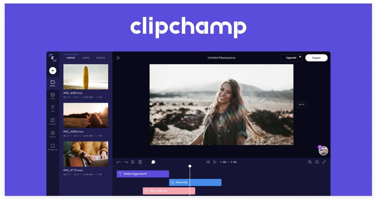 Apps ClipChamp Create