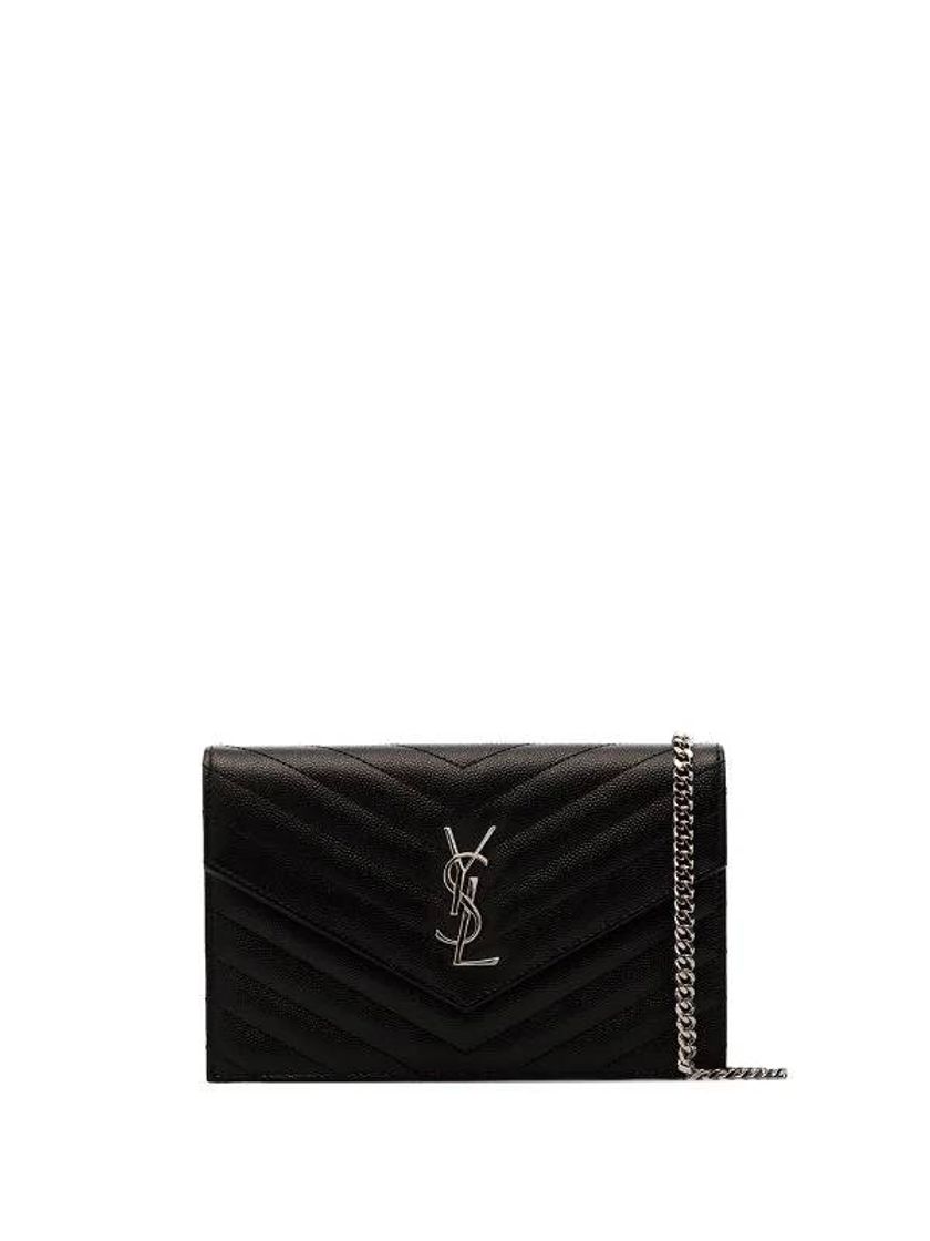 Moda Bolsa tiracolo Envelope Preta - Saint Laurent