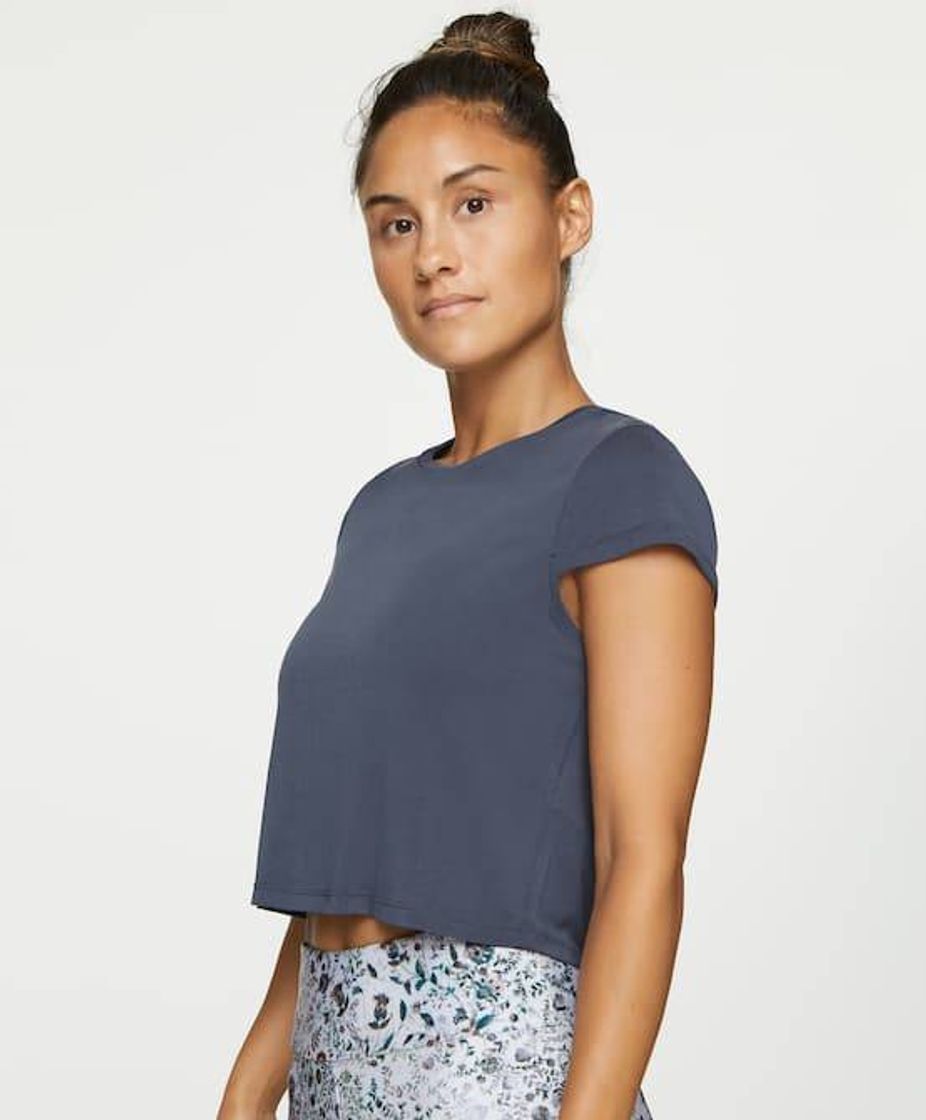 Moda Camiseta crop modal