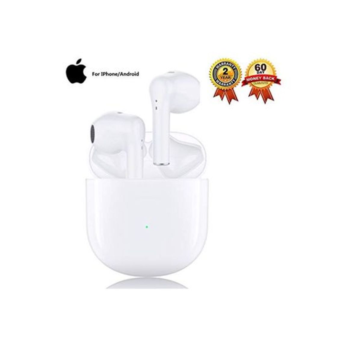 Social Auriculares Bluetooth 5.0 Auricular Inalámbrico Control Táctil con Graves Profundos In-Ear Auriculares