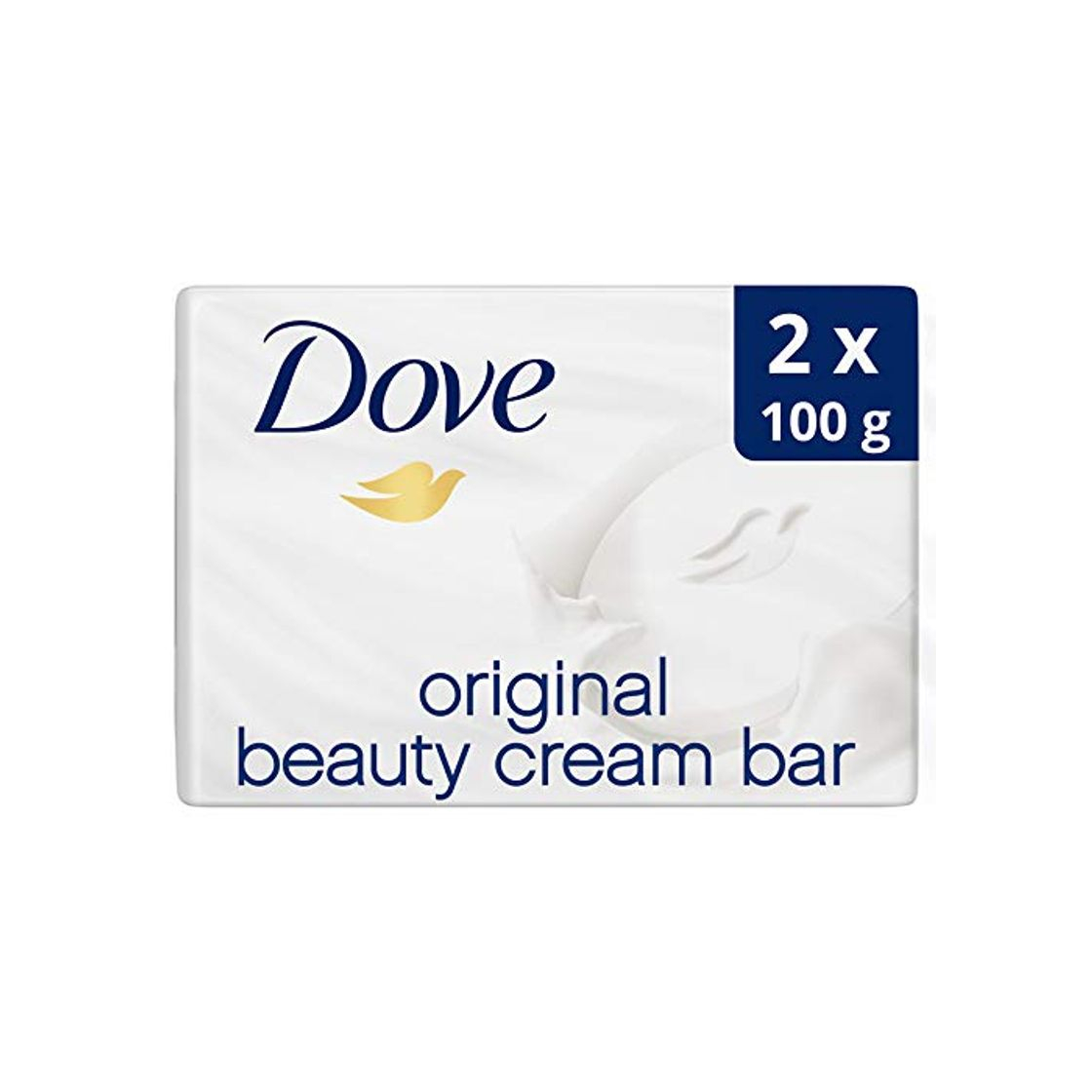 Beauty Dove Original Jabón en Pastilla para Piel Tersa y Suave con ¼