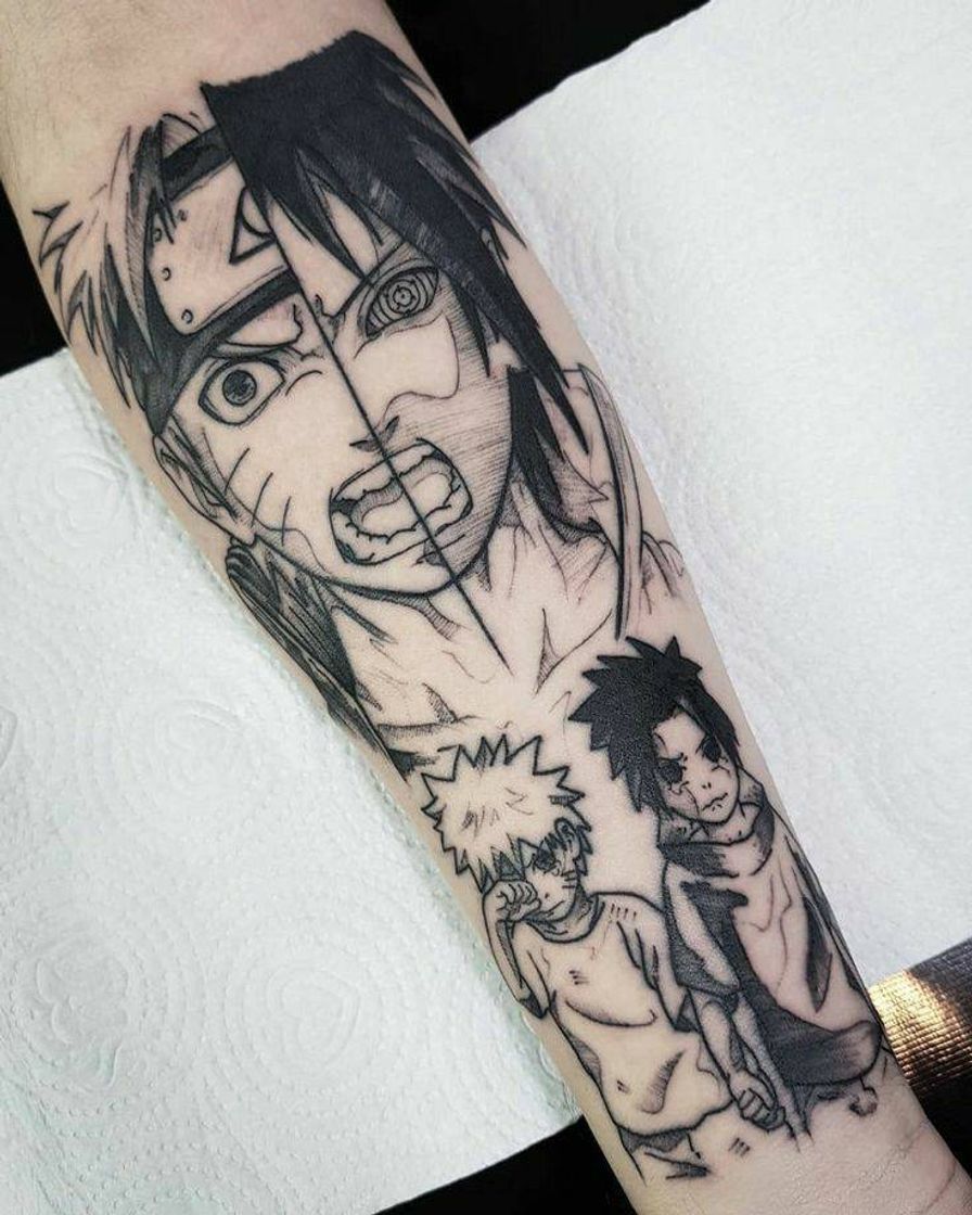 Fashion Tattoo Naruto x Sasuke