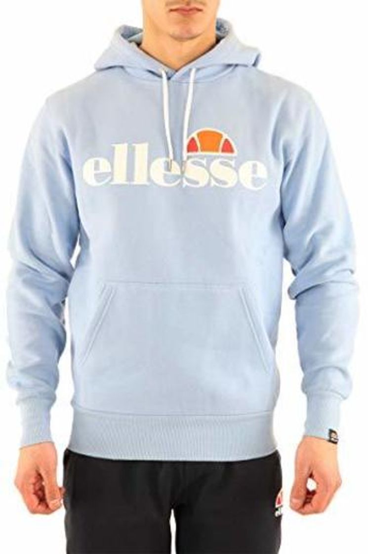 Fashion Elesse Logo Hoody Light Blue Azul M