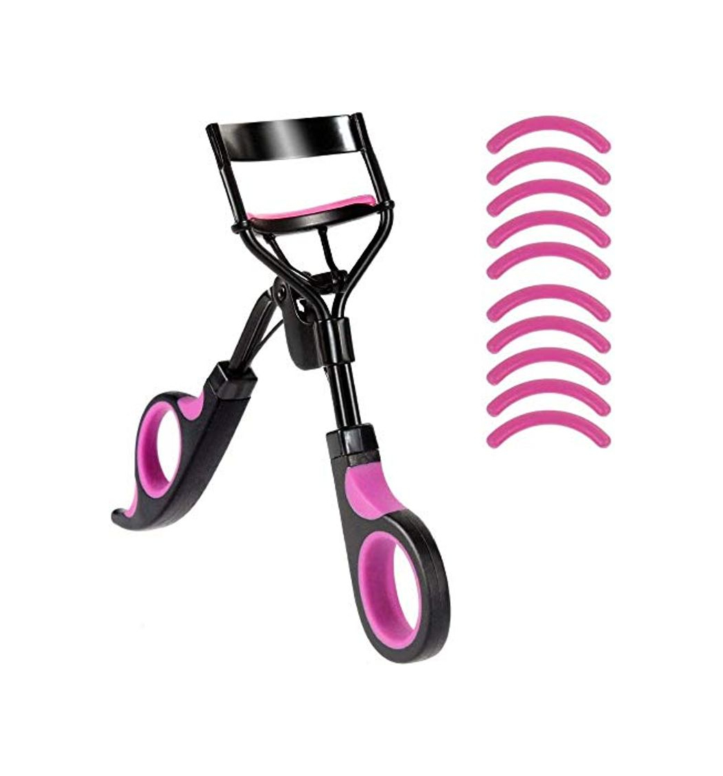 Social Rizador de Pestañas, Herramienta para Rizar las Pestañas con Mango de Plástico