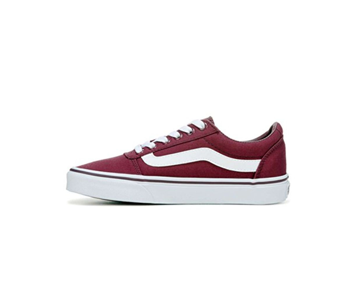 Social Vans Ward, Zapatillas para Mujer, Rojo