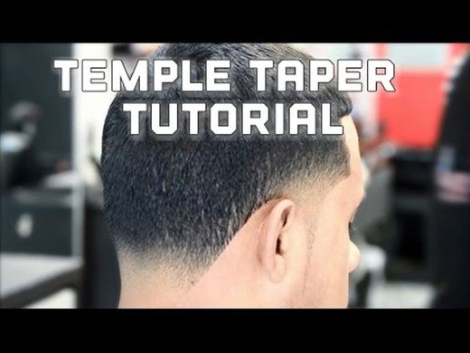How To - Temple Taper Fade - Blowout Haircut - YouTube