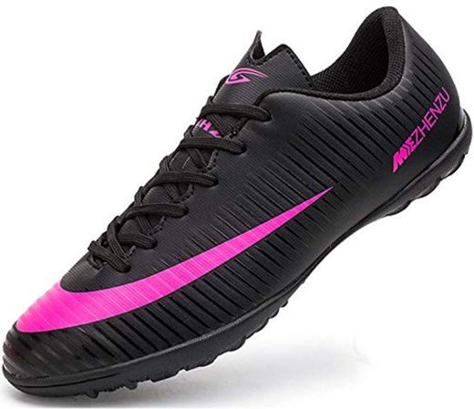 Ikeyo Zapatillas de Fútbol Hombre Profesionales Botas de Fútbol Aire Libre Atletismo Zapatos de Entrenamiento Zapatos de fútbol