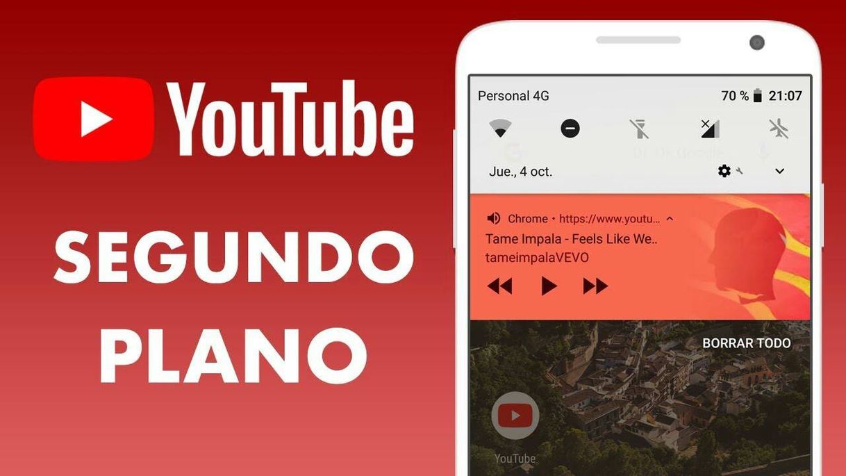 Fashion Escuchar Youtube en segundo plano y salirse