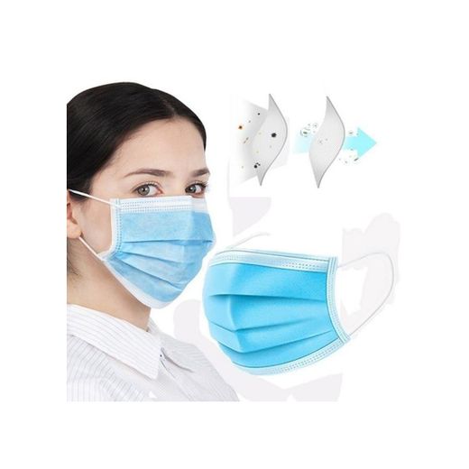 20pcs disposable masks mouth face mask 3-layer dust-proof