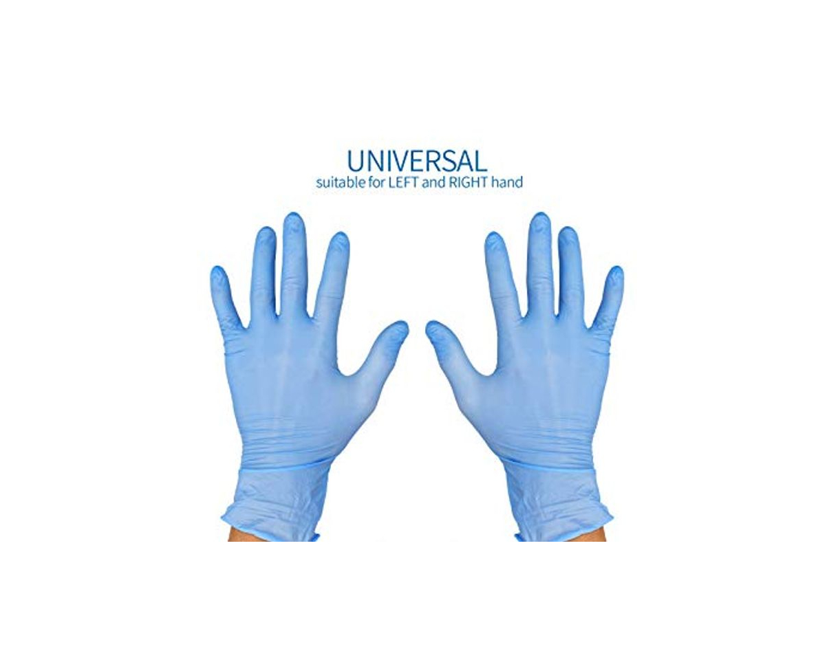 Product Avanti Medical Guantes desechables de nitrilo Examen médico 100 piezas tamaño M no estéril para procedimientos cosméticos y médicos artículos de limpieza cocina y alimentos seguros