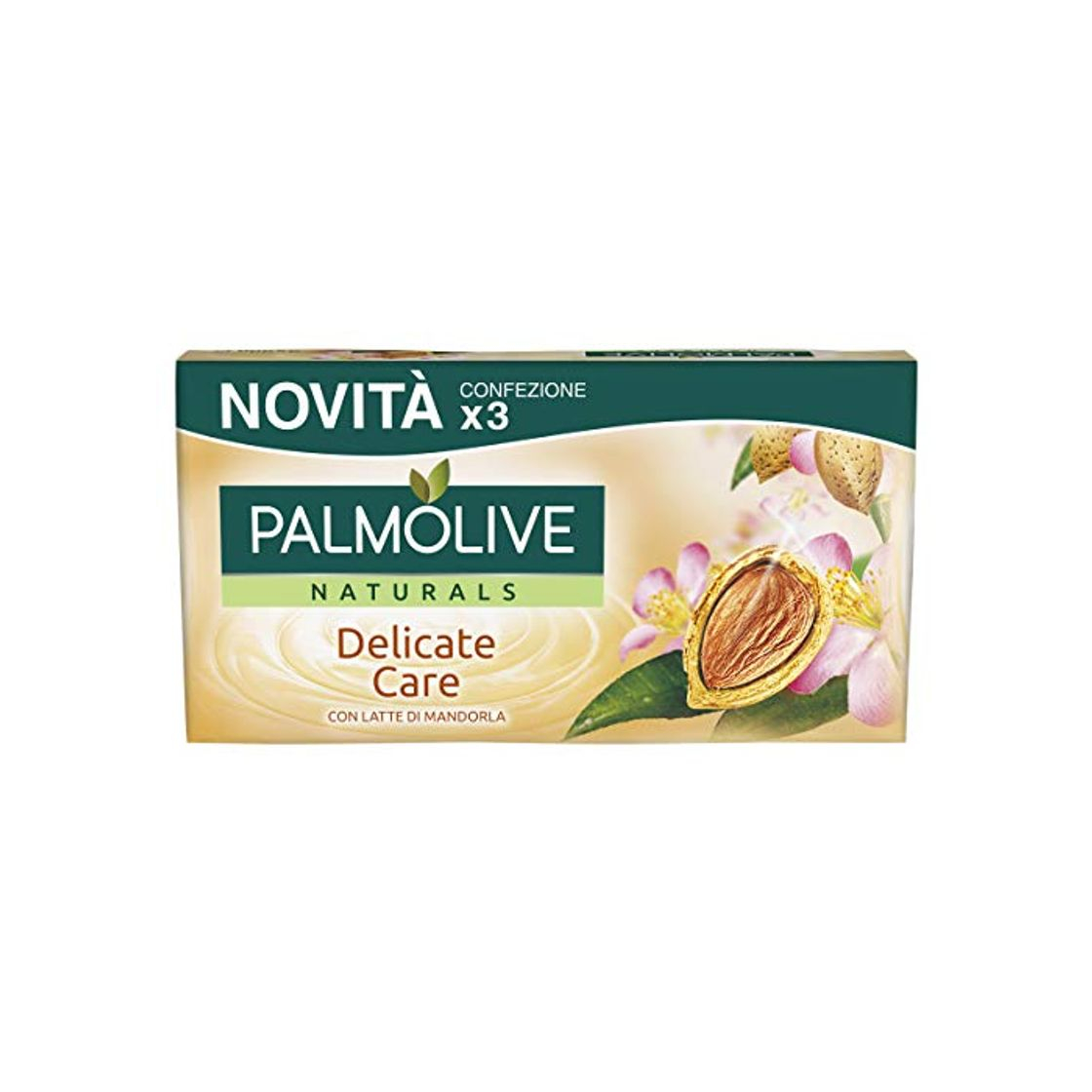 Social PALMOLIVE NATURALS DELICATE CARE WITH ALMOND MILK LOTE 3 piezas