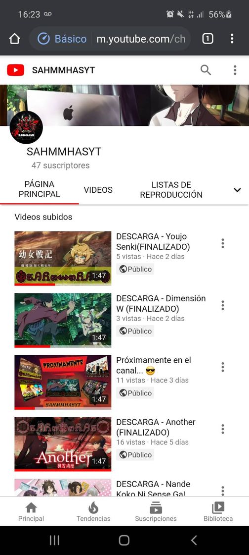 Moda Canal de YouTube... 