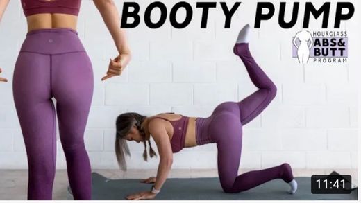 Booty Pump Workout 10 mins Booty Burn - YouTube