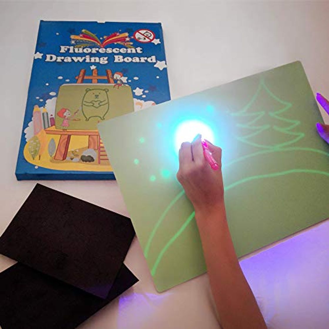 Producto iLight - Nueva Pizarra Infantil Mágica de Dibujo con Luz - Juego