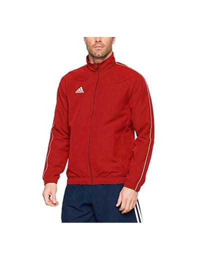 Adidas Core18 Pre Jkt Sport Jacket, Hombre, Rojo