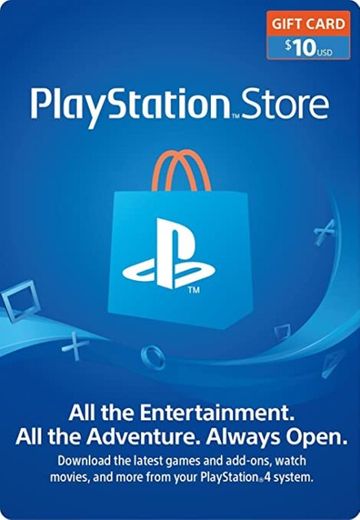 10& Playstation store Gift Card (código digital) Amazon