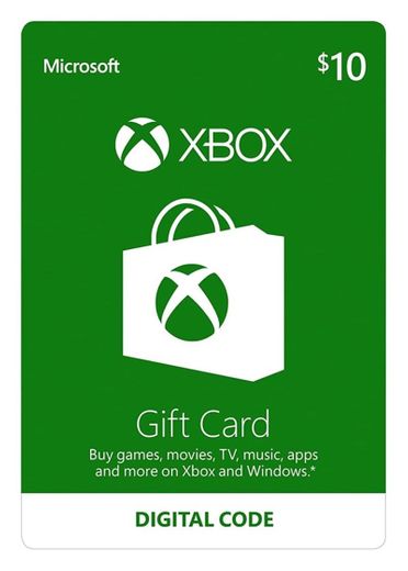 &10 Xbox Gift Card (Digital Code)