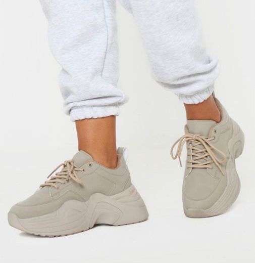 Sand Extreme Platform Sole Chunky Trainer