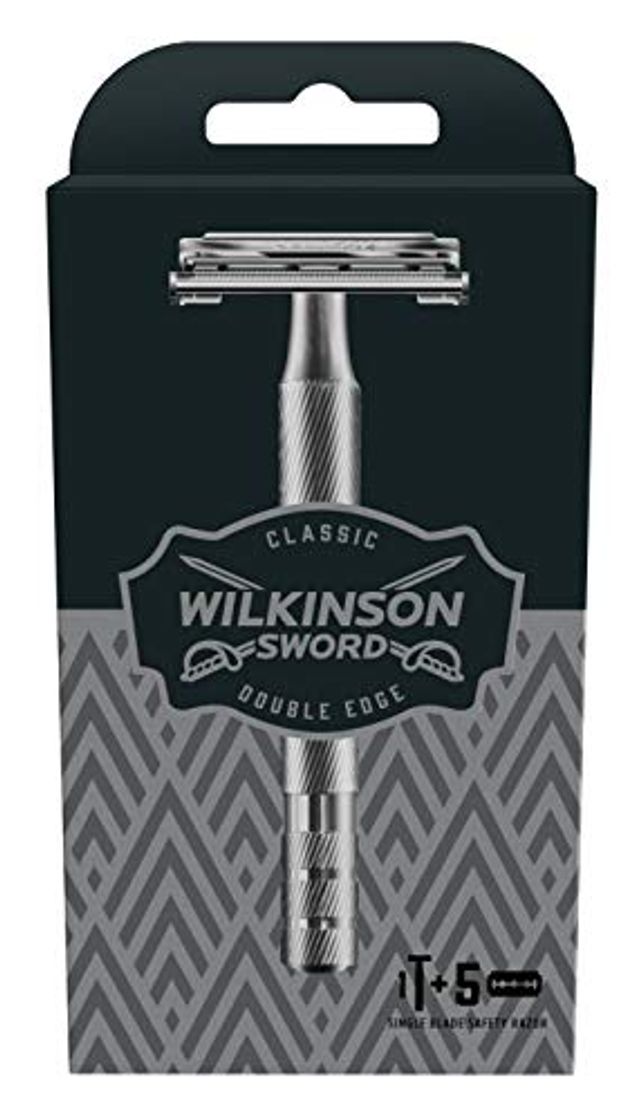 Product Wilkinson Sword Classic PREMIUM - Máquina de Afeitar Vintage de Acero Cromado