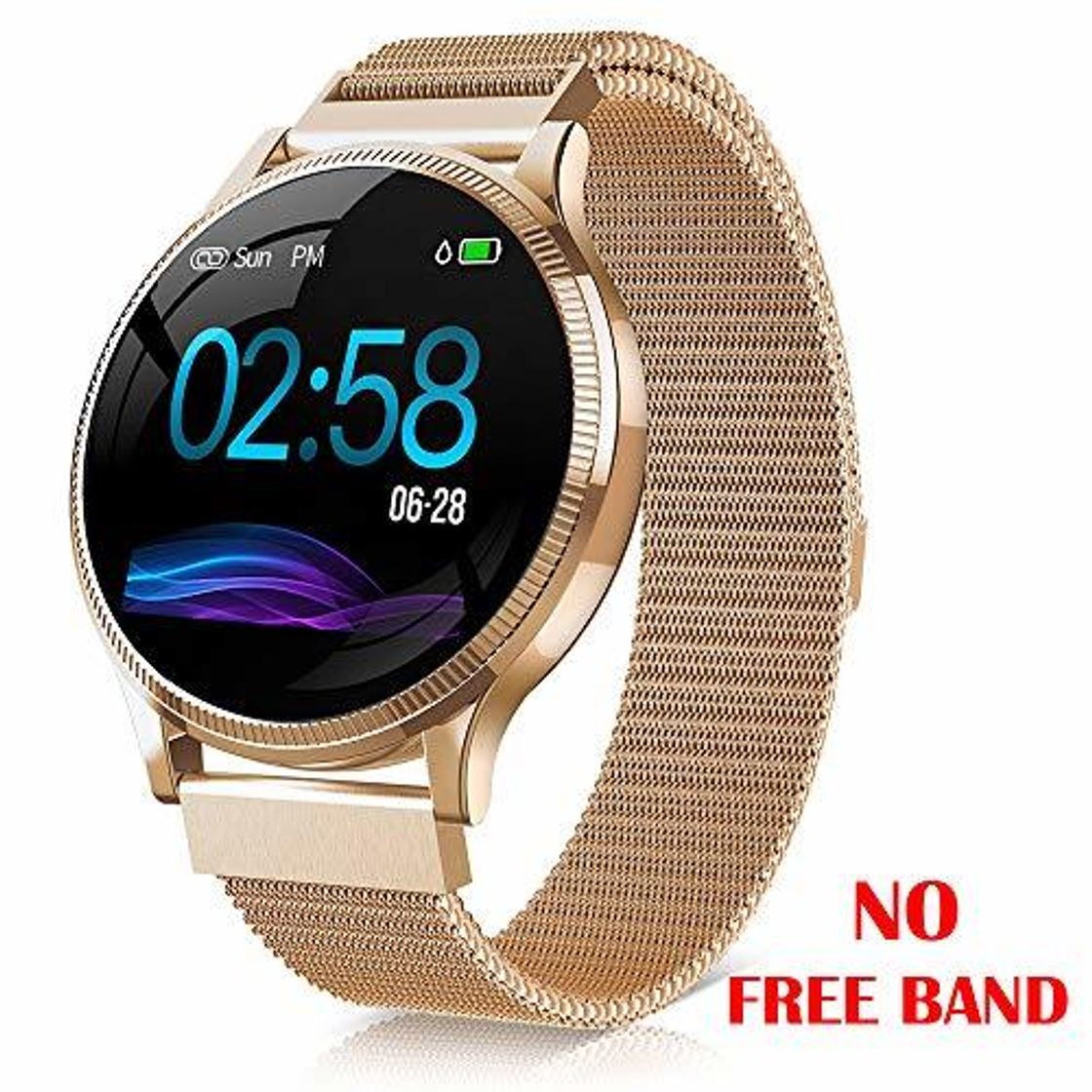 Electrónica NAIXUES Smartwatch, Reloj Inteligente IP67 Pulsera Actividad Inteligente con Pulsómetro, Monitor de