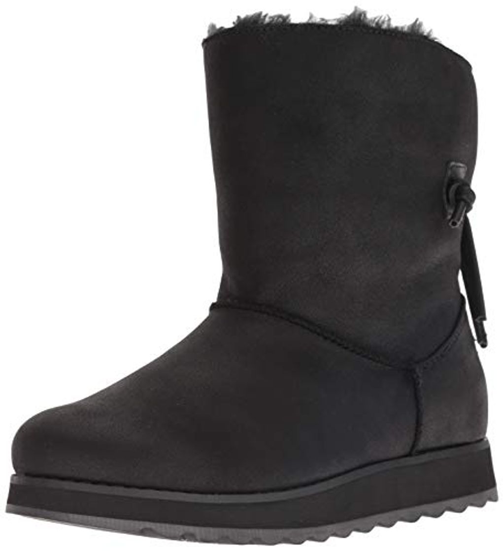 Moda Skechers Keepsakes 2.0, Botas Efecto Arrugado para Mujer, Negro