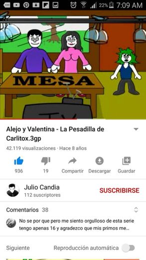 Alejo y Valentina - La Pesadilla de Carlitox.