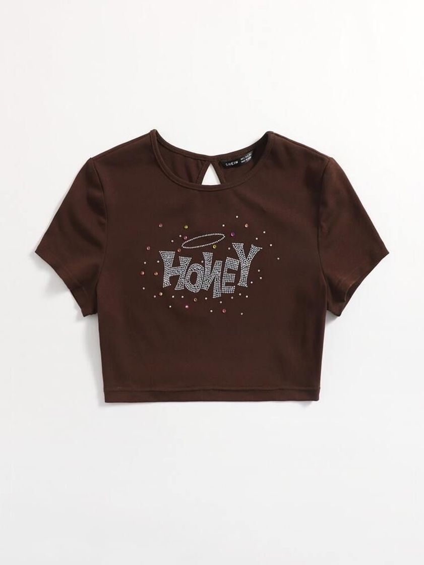 Moda Shein honey brown top 