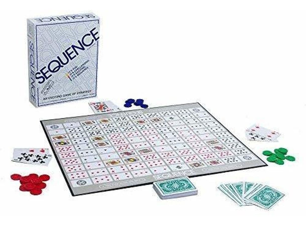 Product Jax- Sequence Juego de Mesa, Color Blanco, 10.3" x 8.1" x 2.31"