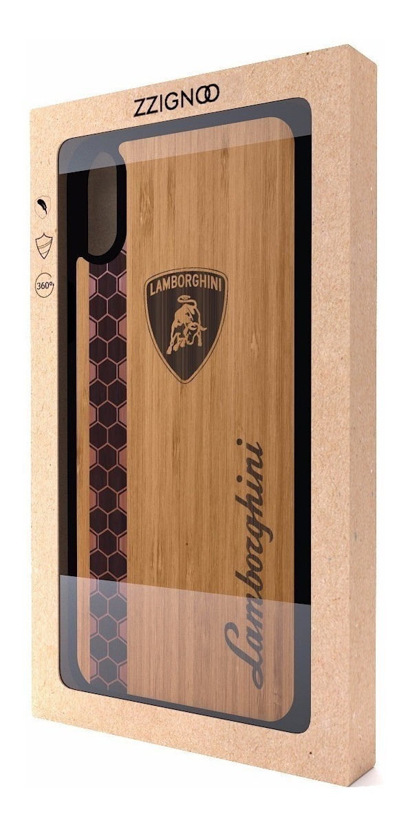 Fashion Funda Ferrari Lamborghini iPhone 6 7 8 X S Plus Case Madera ...