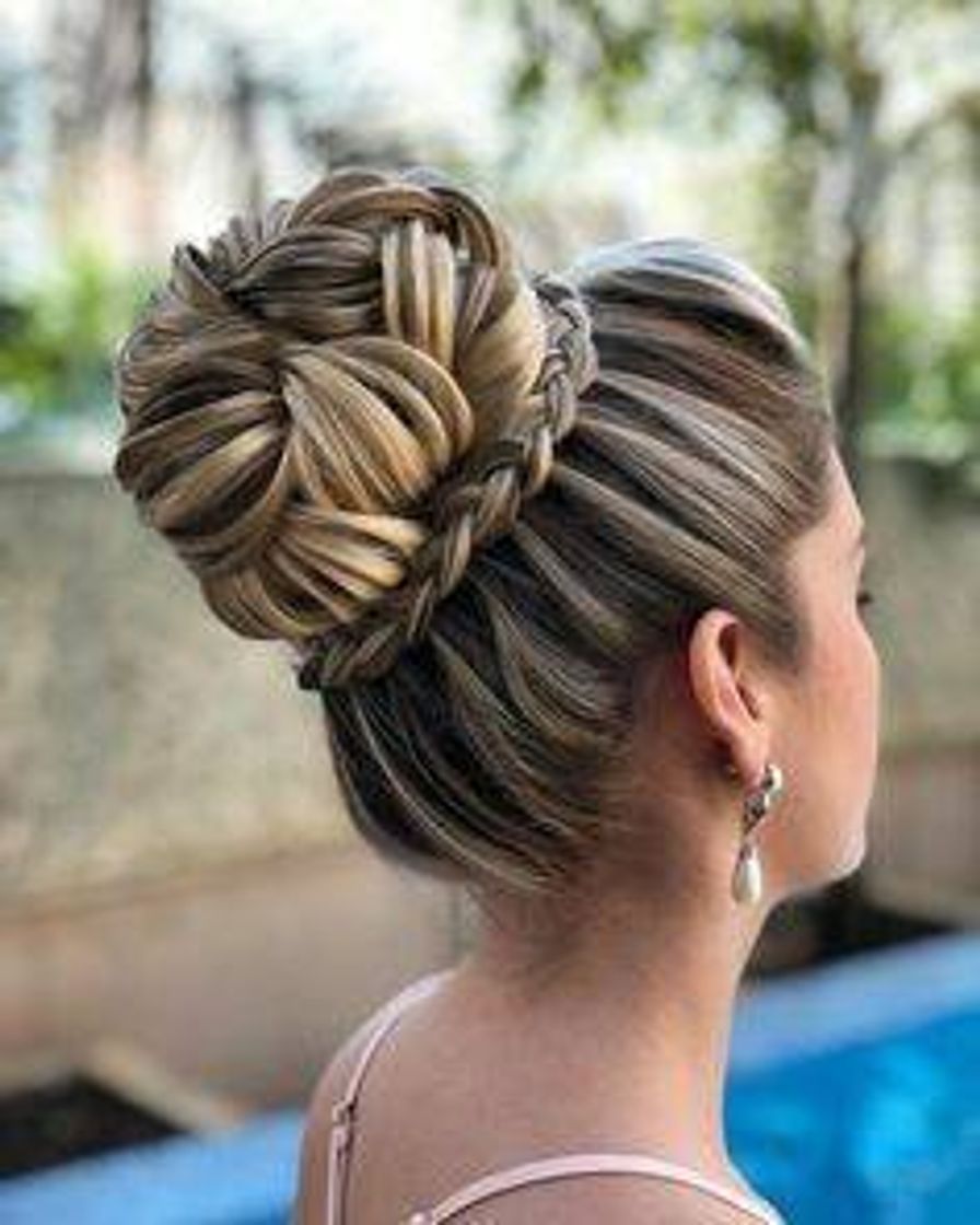 Moda Penteado coque