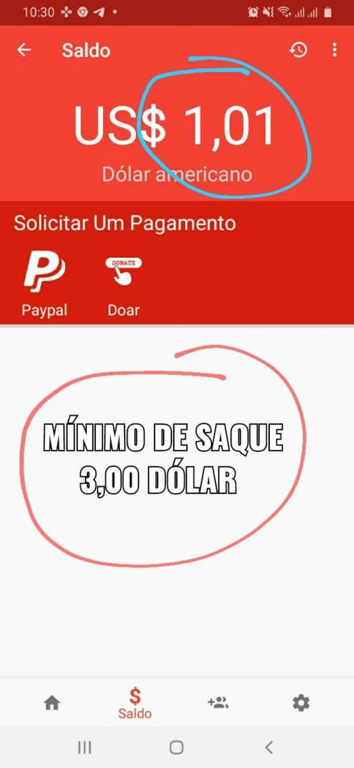 Moda Aplicativo paga em dólar 