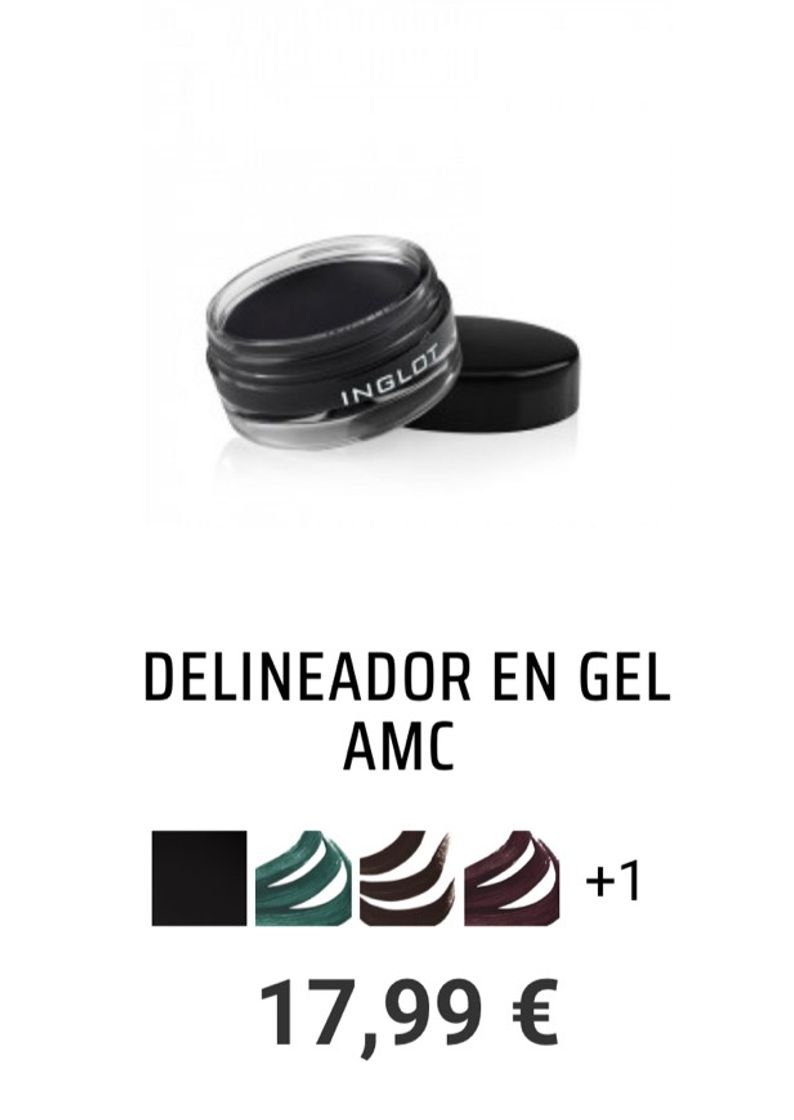 Moda Delineador en gel AMC de Inglot. El acabado mate ideal para tus ojos.